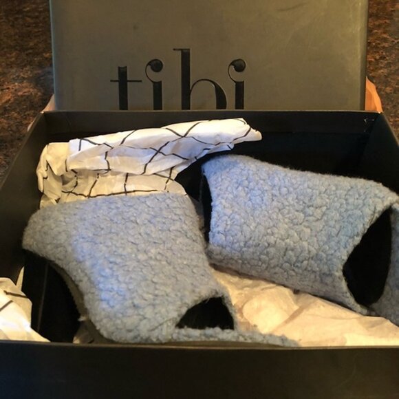 Tibi Leona Wool Mules - Picture 7 of 11